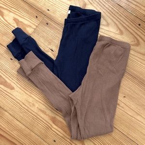 The Simple Folk Bundle Organic Cotton ribbed leggings size US 14